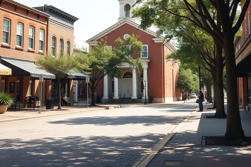 A representative view of Fairfax City