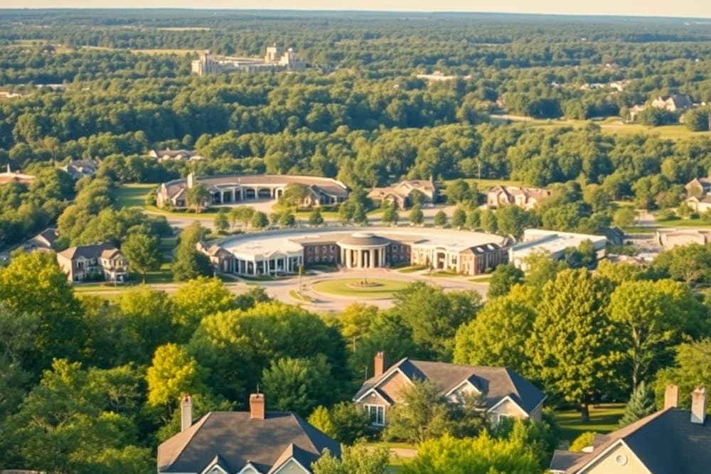 A representative view of Fairfax County