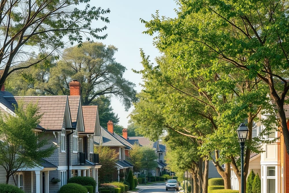 A representative view of Falls Church