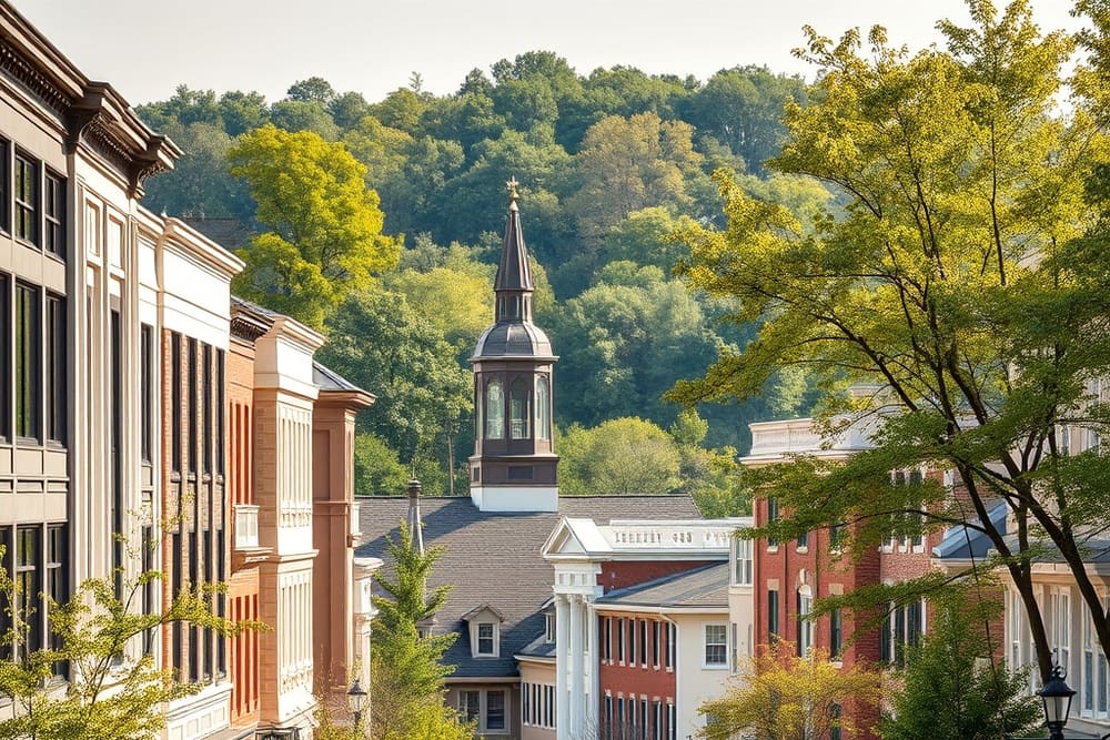 A representative view of Montgomery County